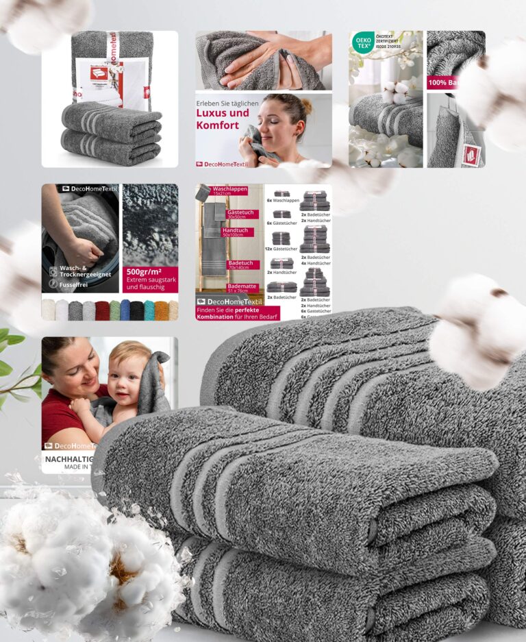 Decohometextil-Handtücher
